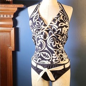 ▪︎ ( 12/14) Navy/White Nautical Tankini ▪︎